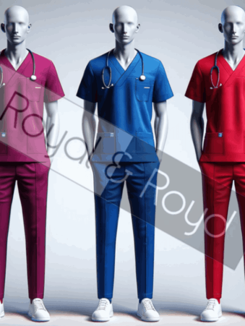 Bulk V Neck Scrub Uniforms