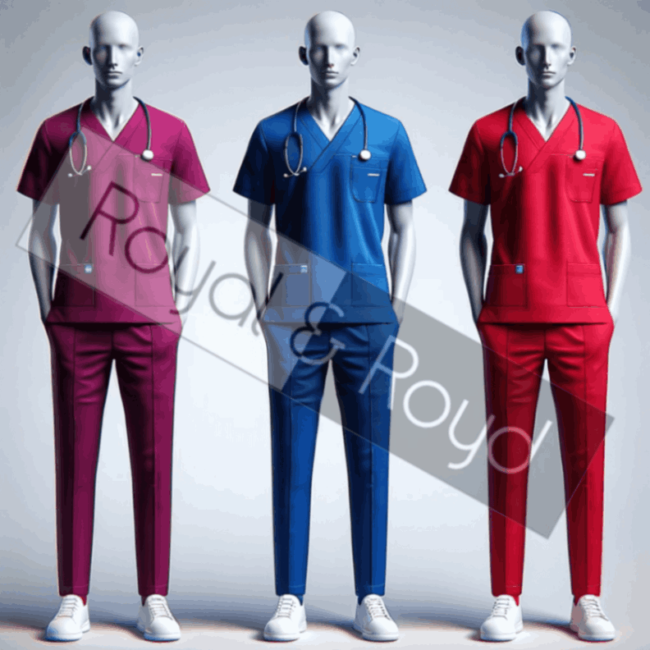 Bulk V Neck Scrub Uniforms